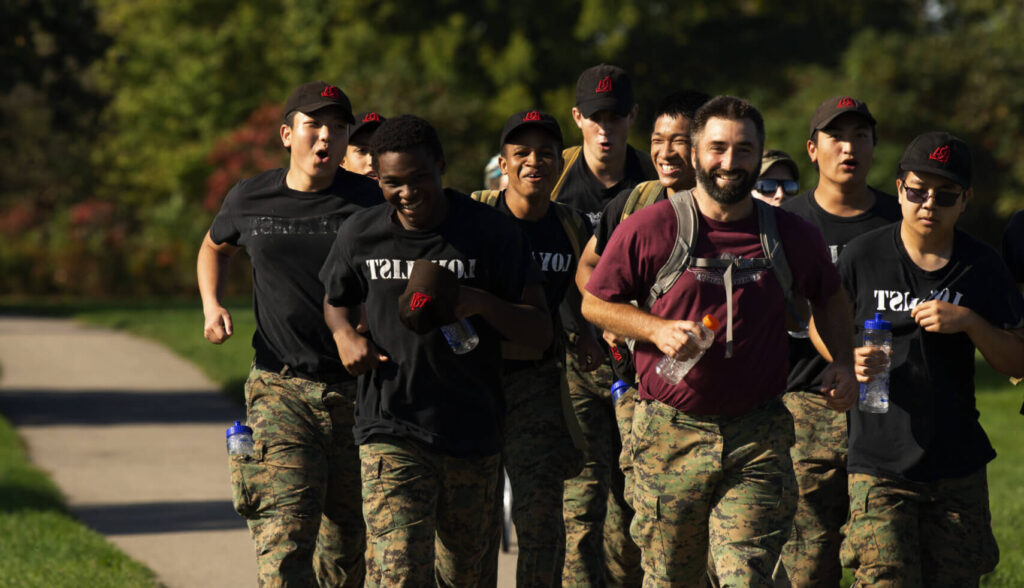 Private Military-Inspired School for Boys; Participating in the annual Fall Exercise
