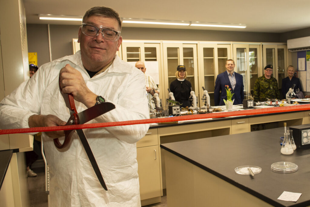 Science lab re-opening after renovation
